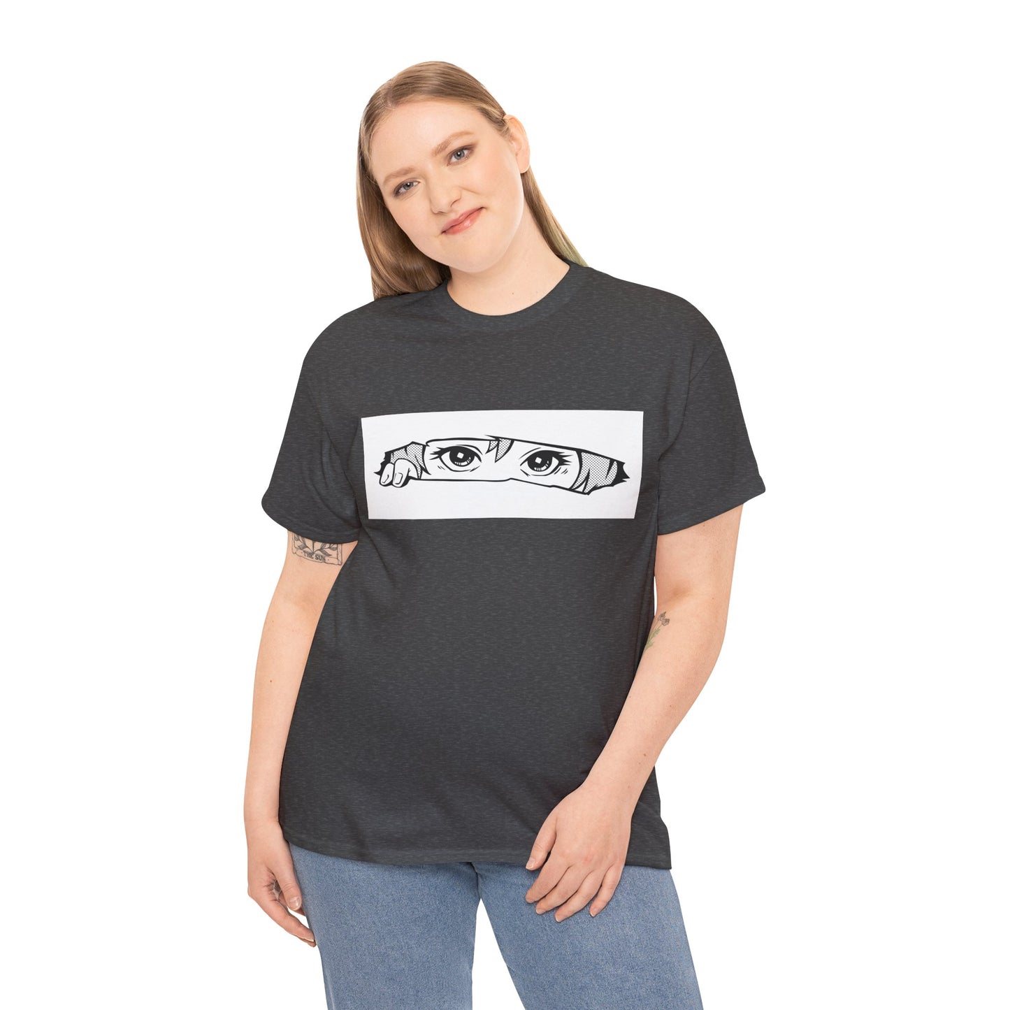 Anime Eyes/Manga Unisex Heavy Cotton Tee