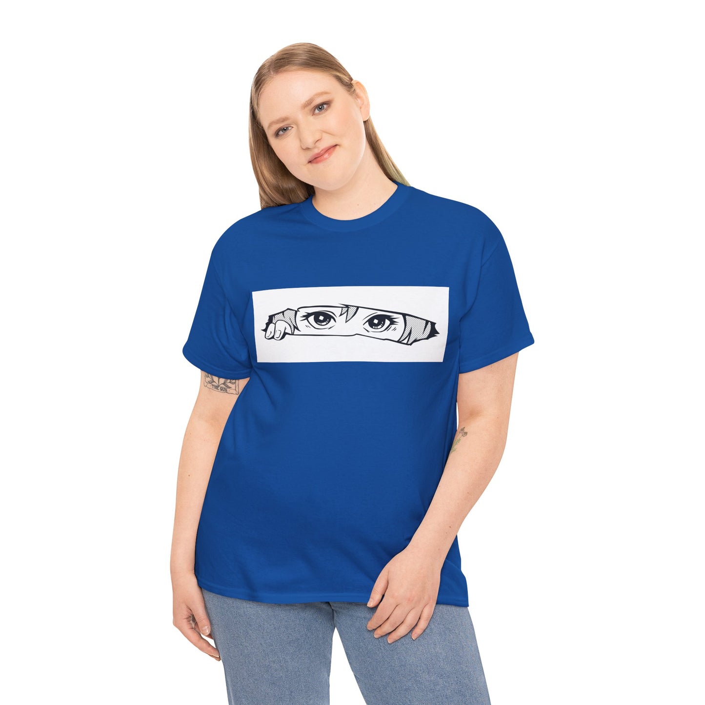 Anime Eyes/Manga Unisex Heavy Cotton Tee