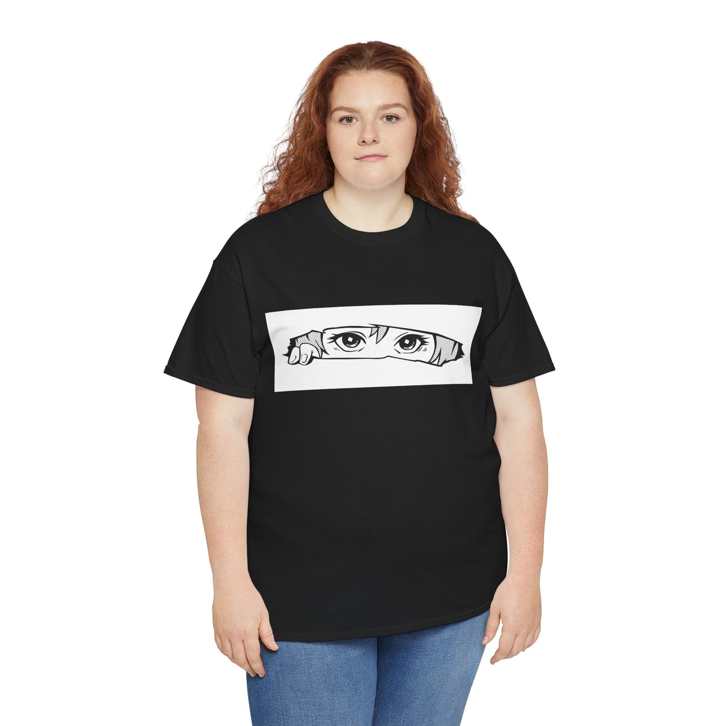 Anime Eyes/Manga Unisex Heavy Cotton Tee