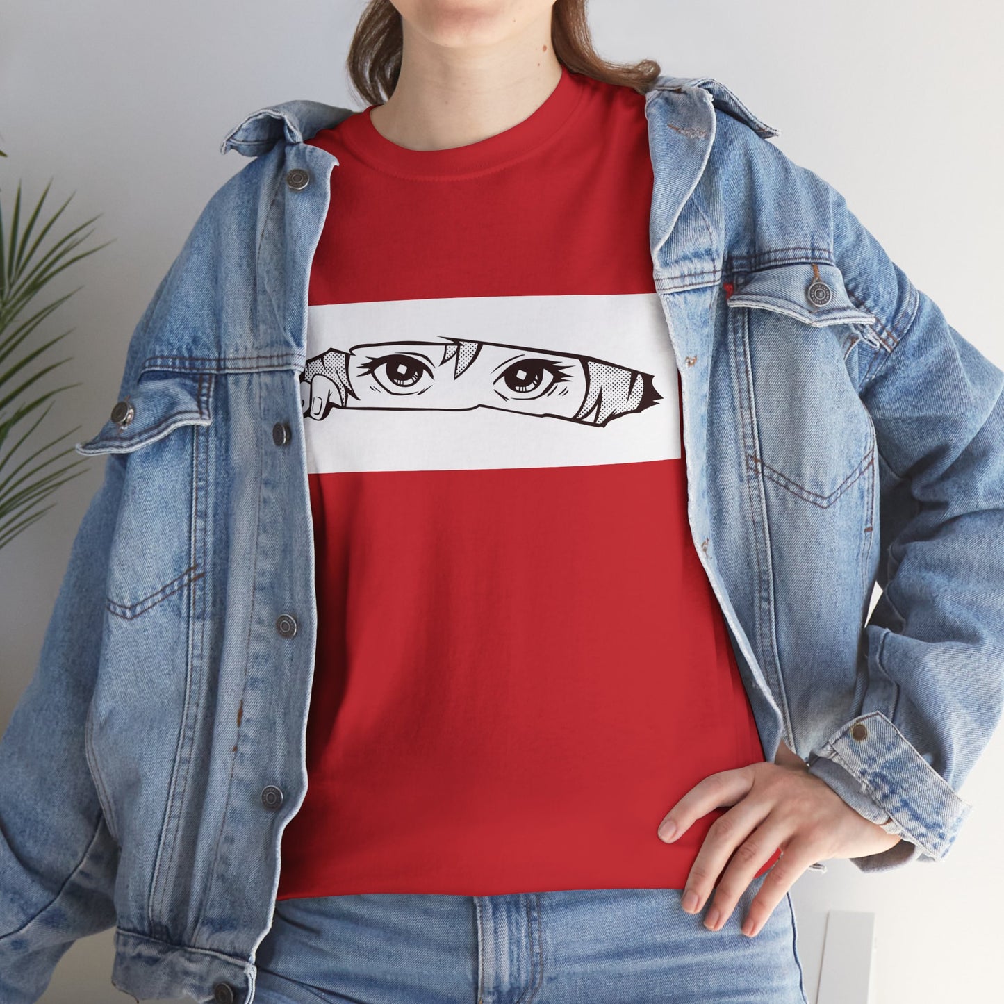 Anime Eyes/Manga Unisex Heavy Cotton Tee