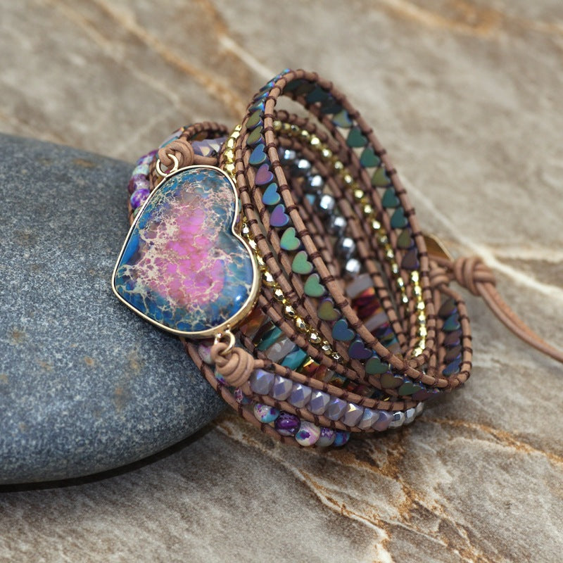 Hand Woven Colorful Beaded Bracelet