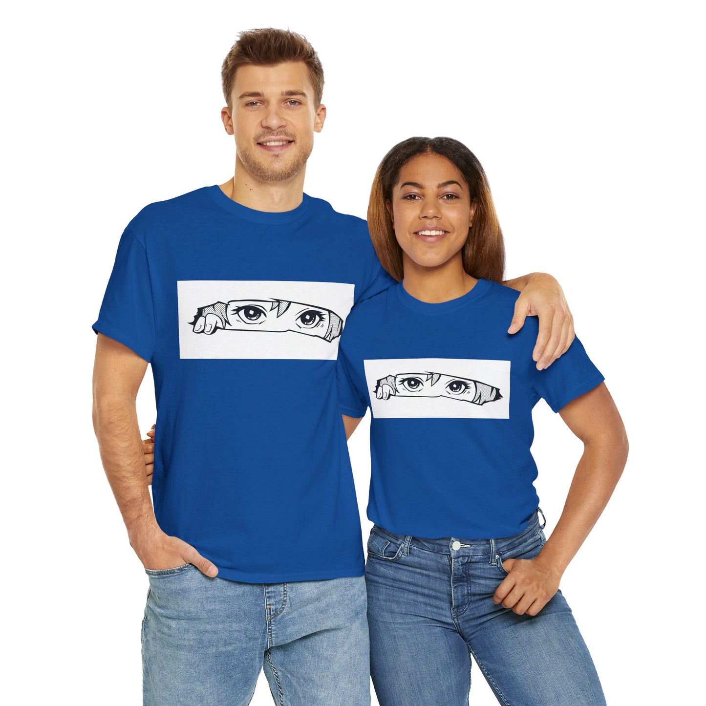 Anime Eyes/Manga Unisex Heavy Cotton Tee