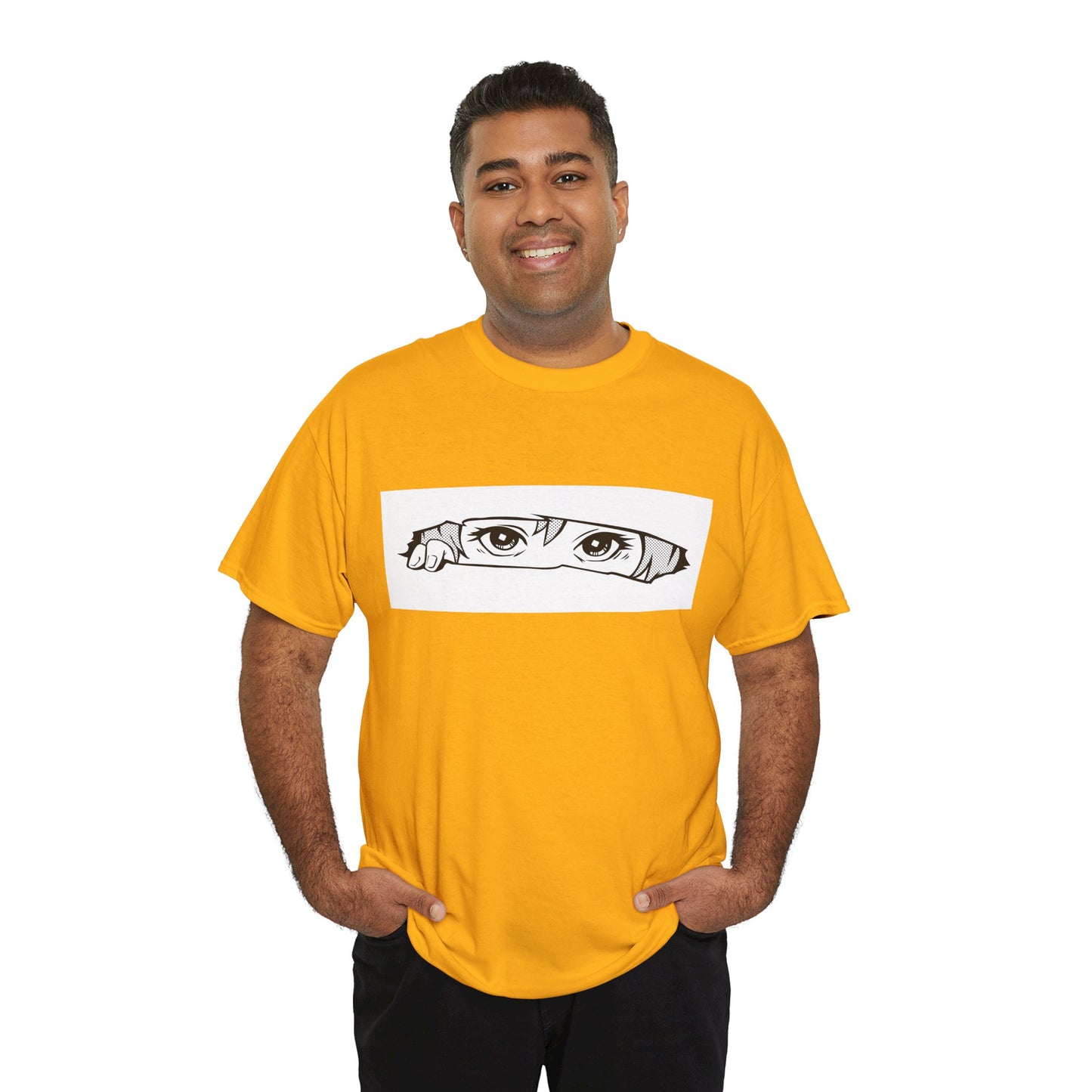 Anime Eyes/Manga Unisex Heavy Cotton Tee