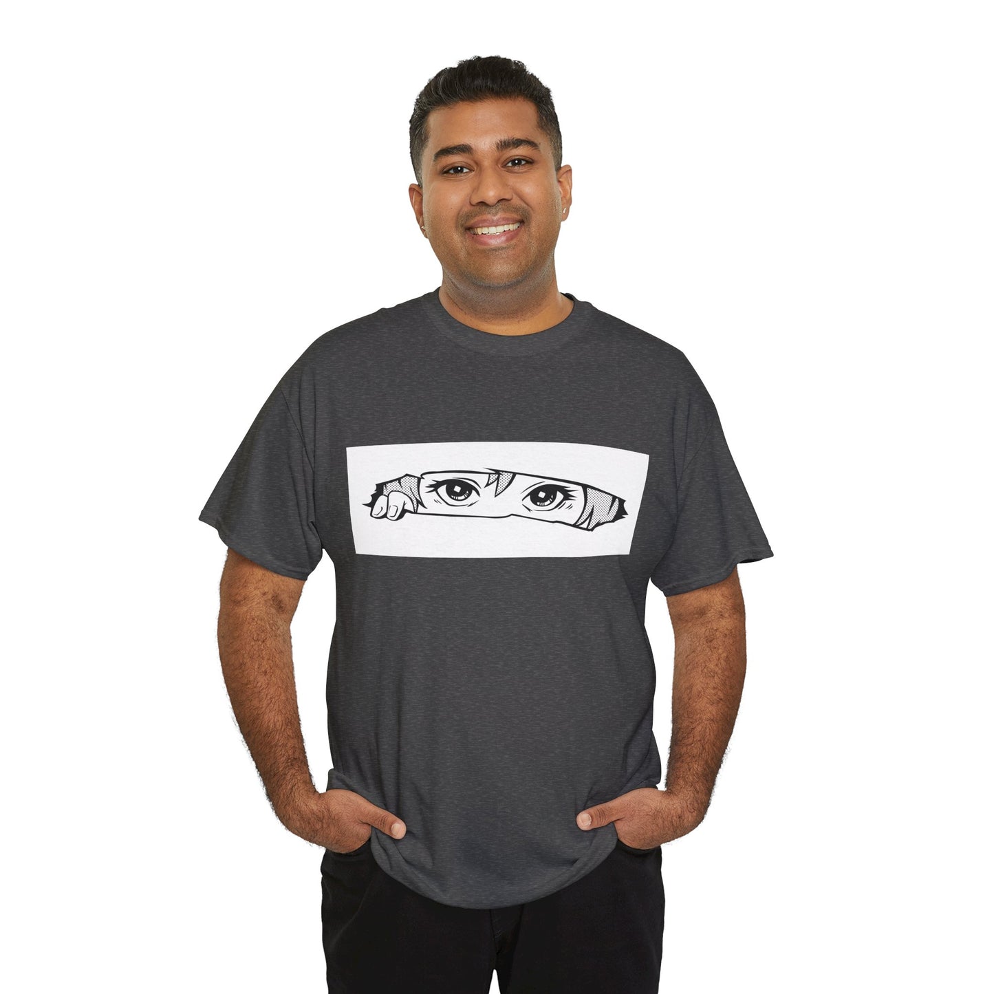 Anime Eyes/Manga Unisex Heavy Cotton Tee