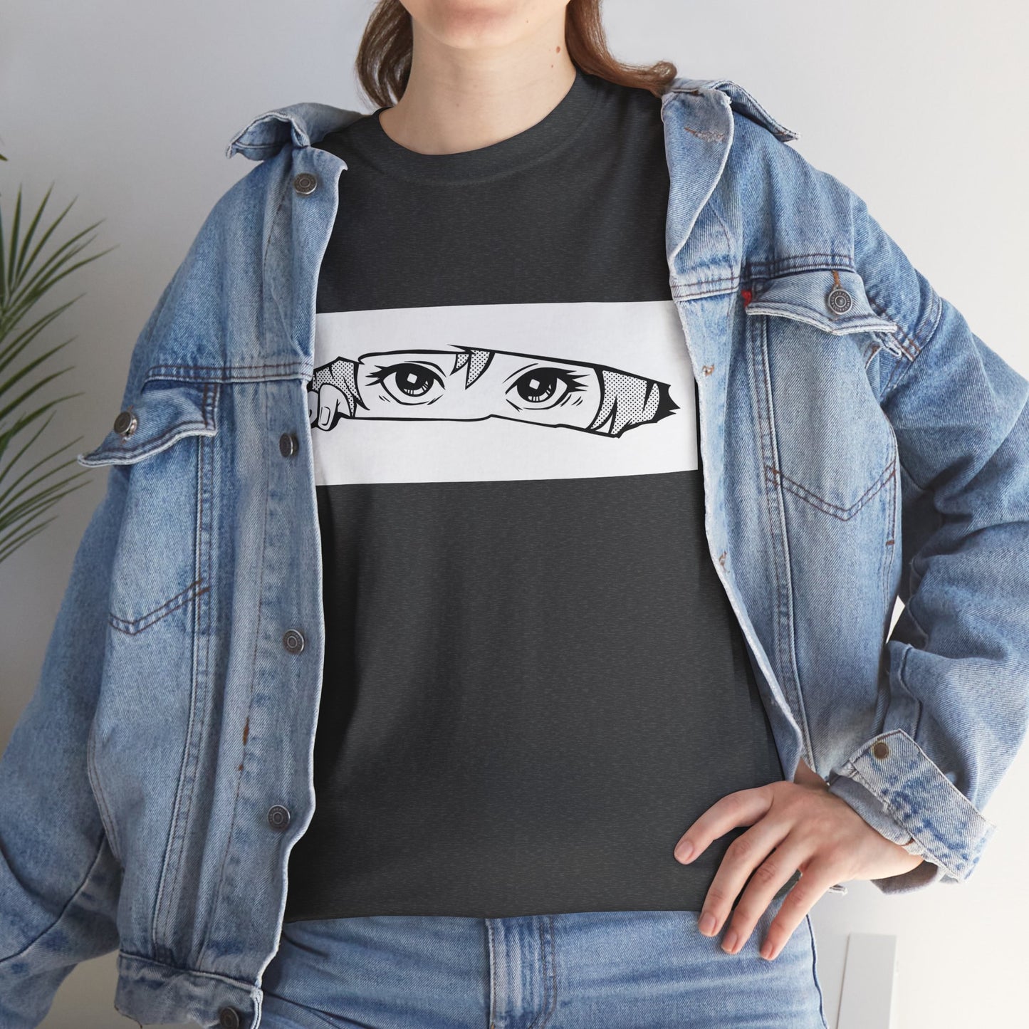 Anime Eyes/Manga Unisex Heavy Cotton Tee