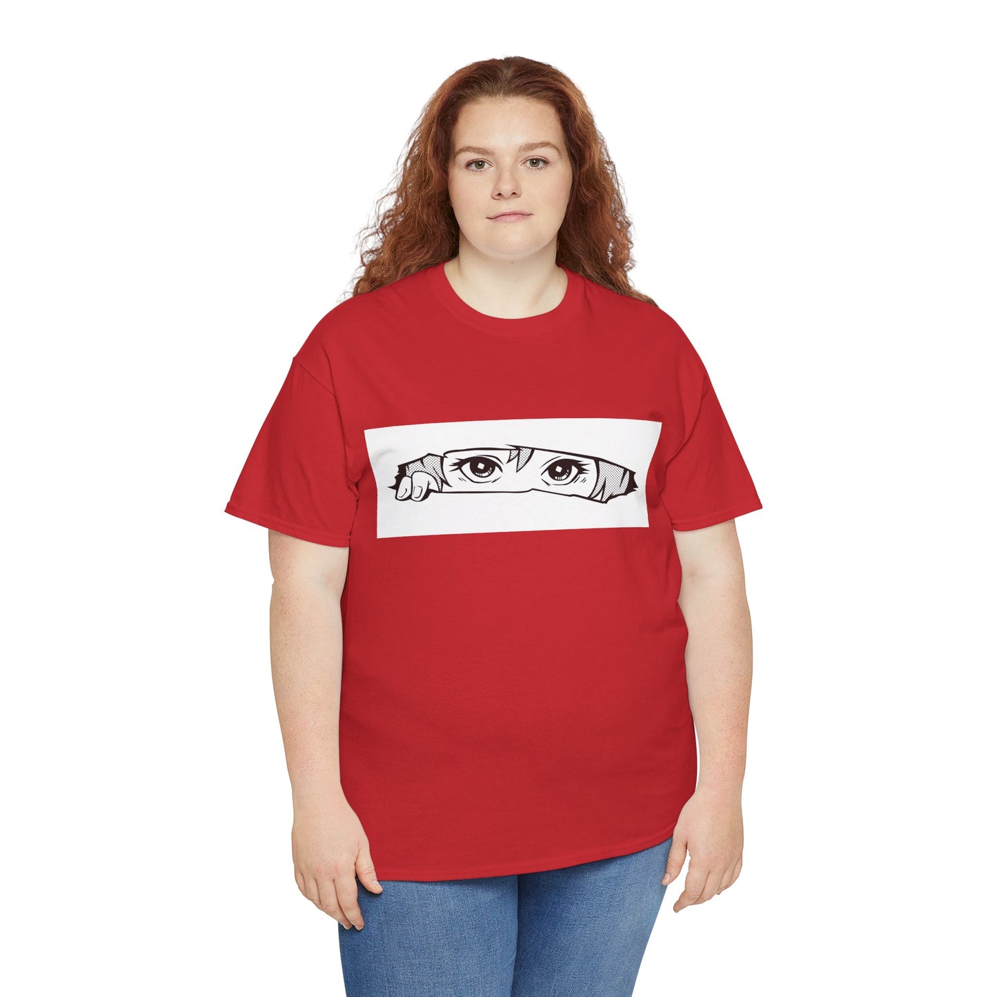 Anime Eyes/Manga Unisex Heavy Cotton Tee