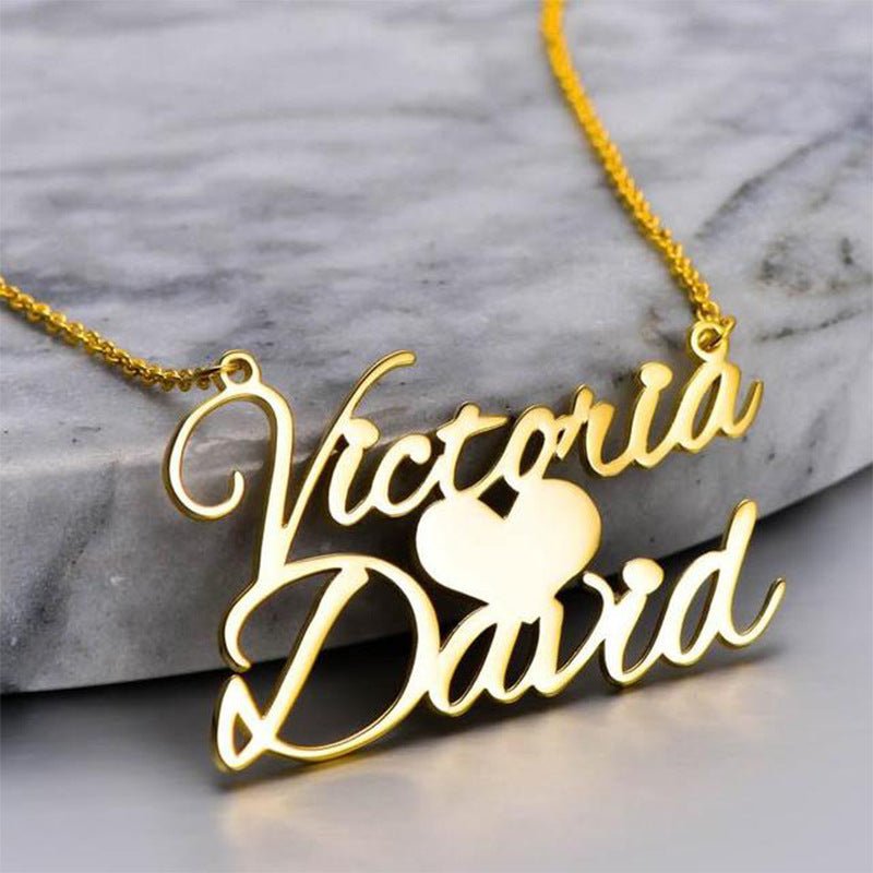 Customized Name/ Heart Necklace