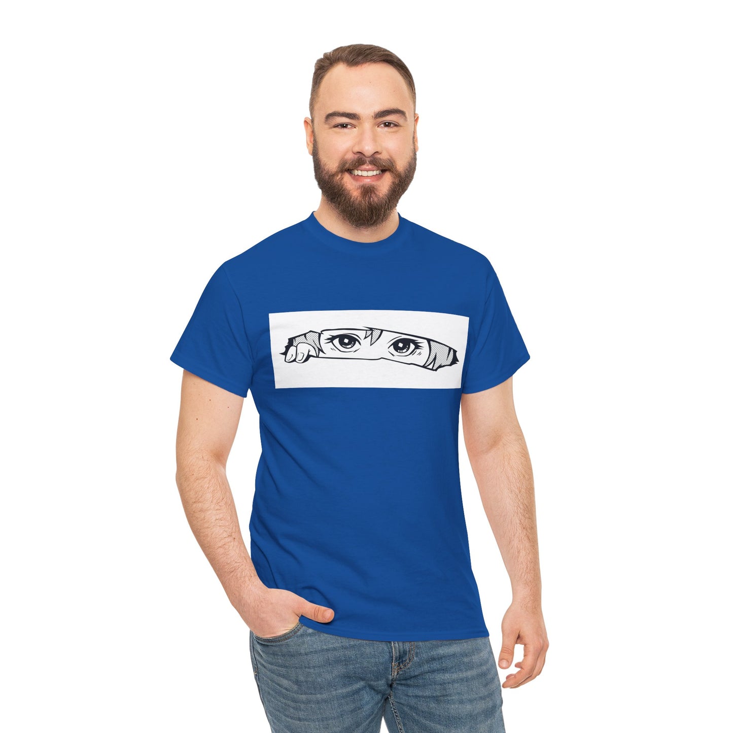 Anime Eyes/Manga Unisex Heavy Cotton Tee