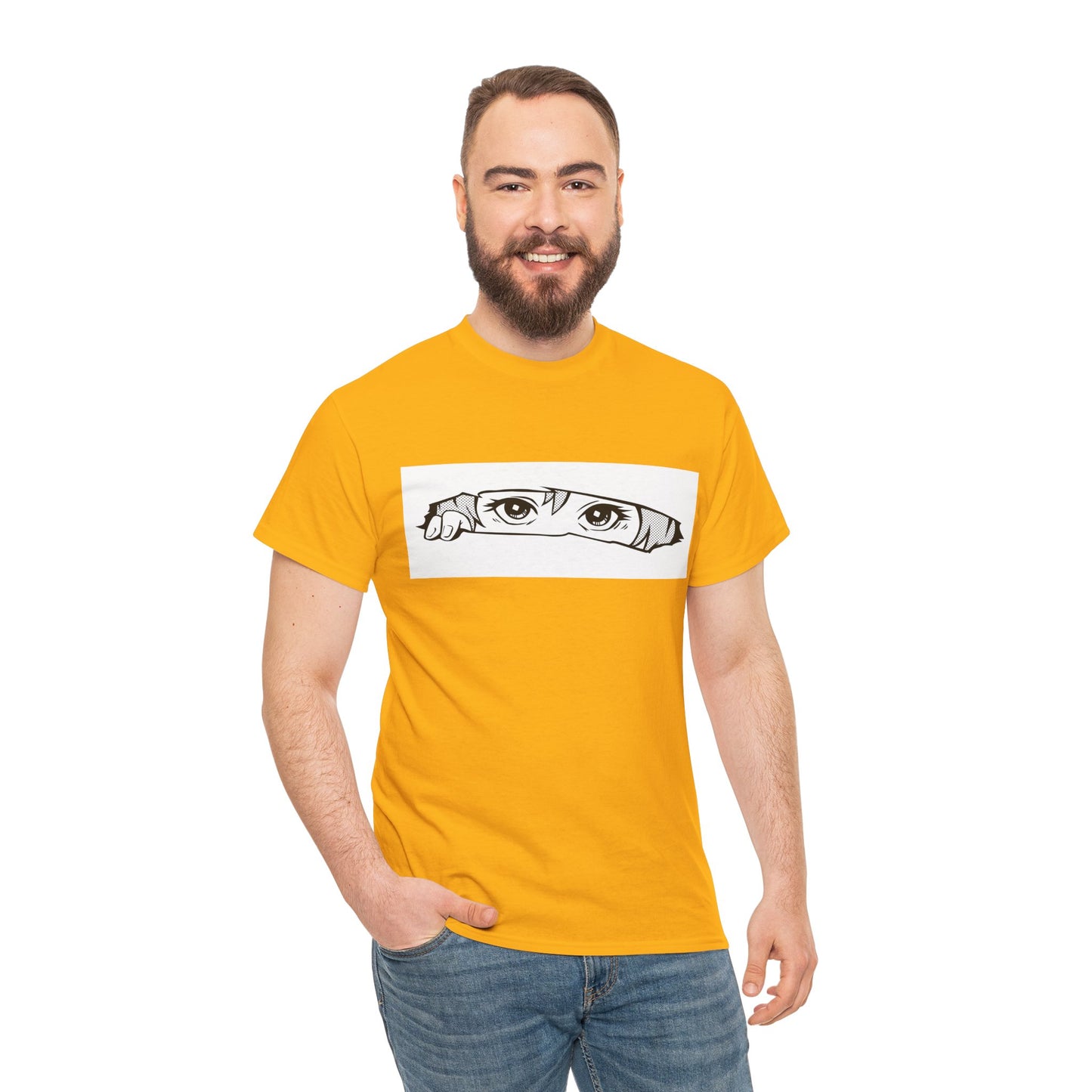 Anime Eyes/Manga Unisex Heavy Cotton Tee