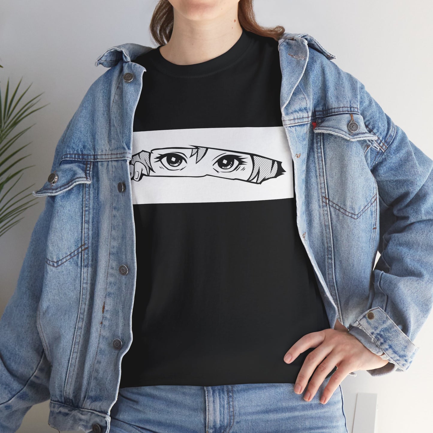Anime Eyes/Manga Unisex Heavy Cotton Tee