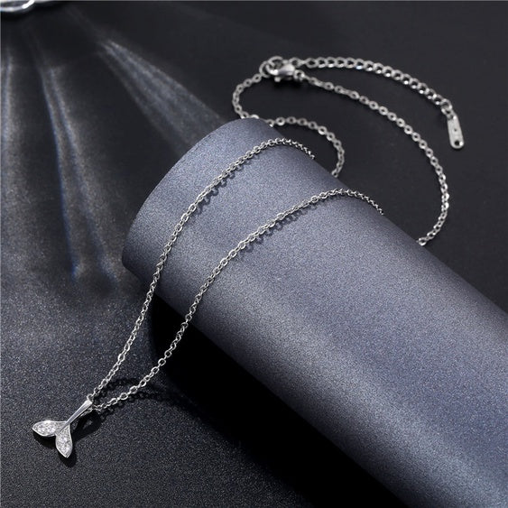 Mermaid Tail Pendant Necklace