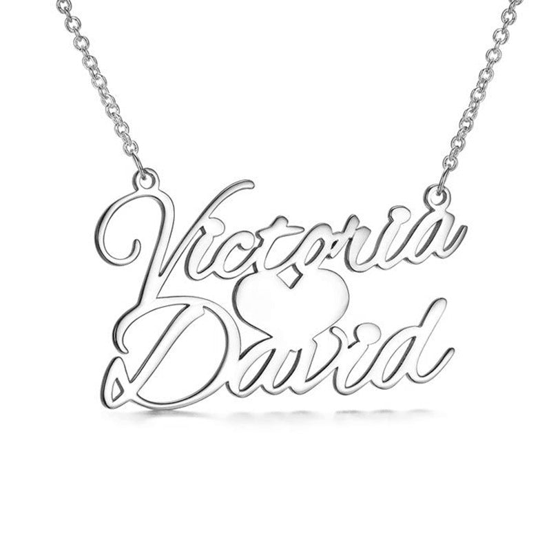 Customized Name/ Heart Necklace