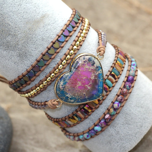 Hand Woven Colorful Beaded Bracelet