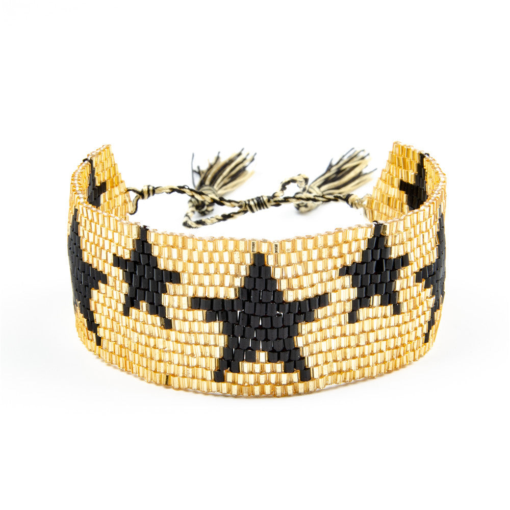 Hand Woven Beaded Star Bracelets