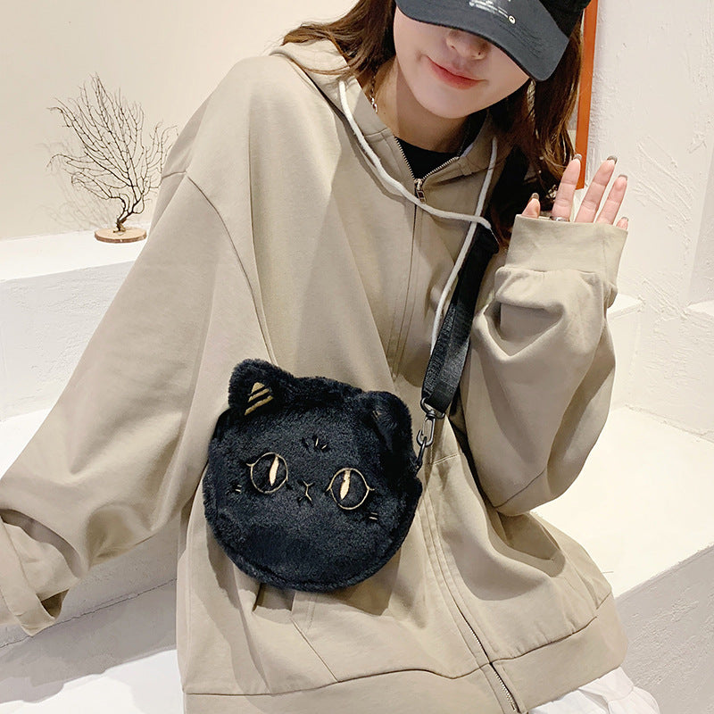 Plush Kitten Messenger Bag