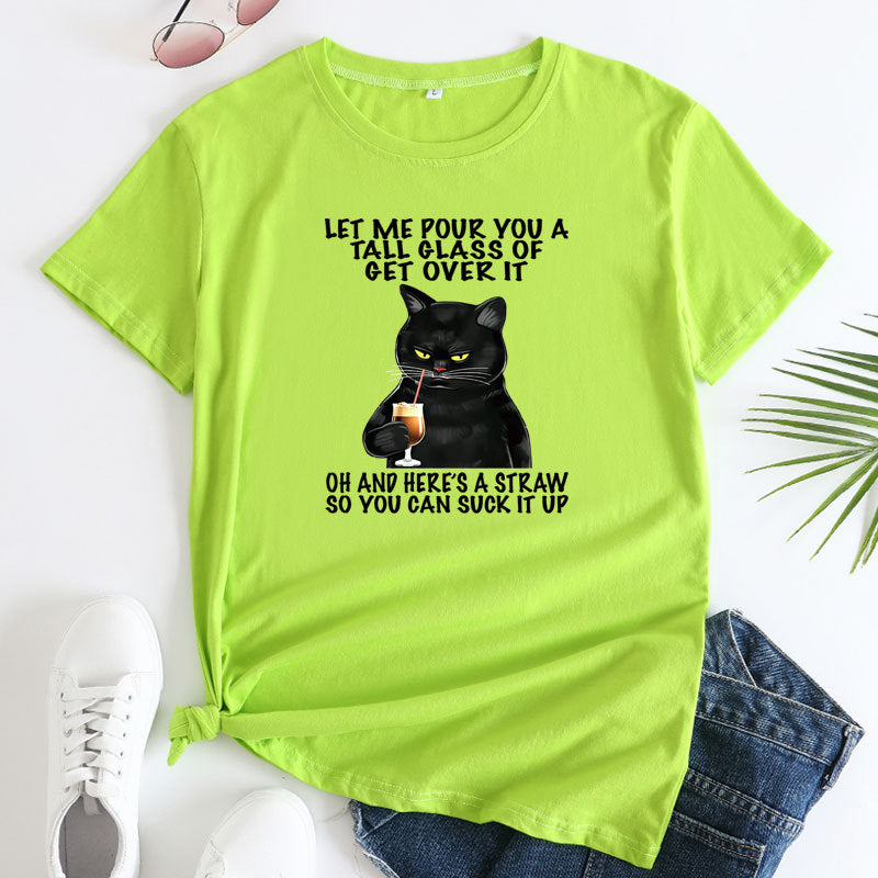 Funny Black Cat Tee