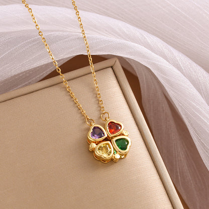 Four-Leaf Clover Pendant Necklace