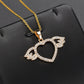 Heart Wings Pendant Necklace