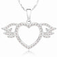 Heart Wings Pendant Necklace