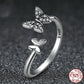 Popular Butterfly S925 Sterling Silver Ring