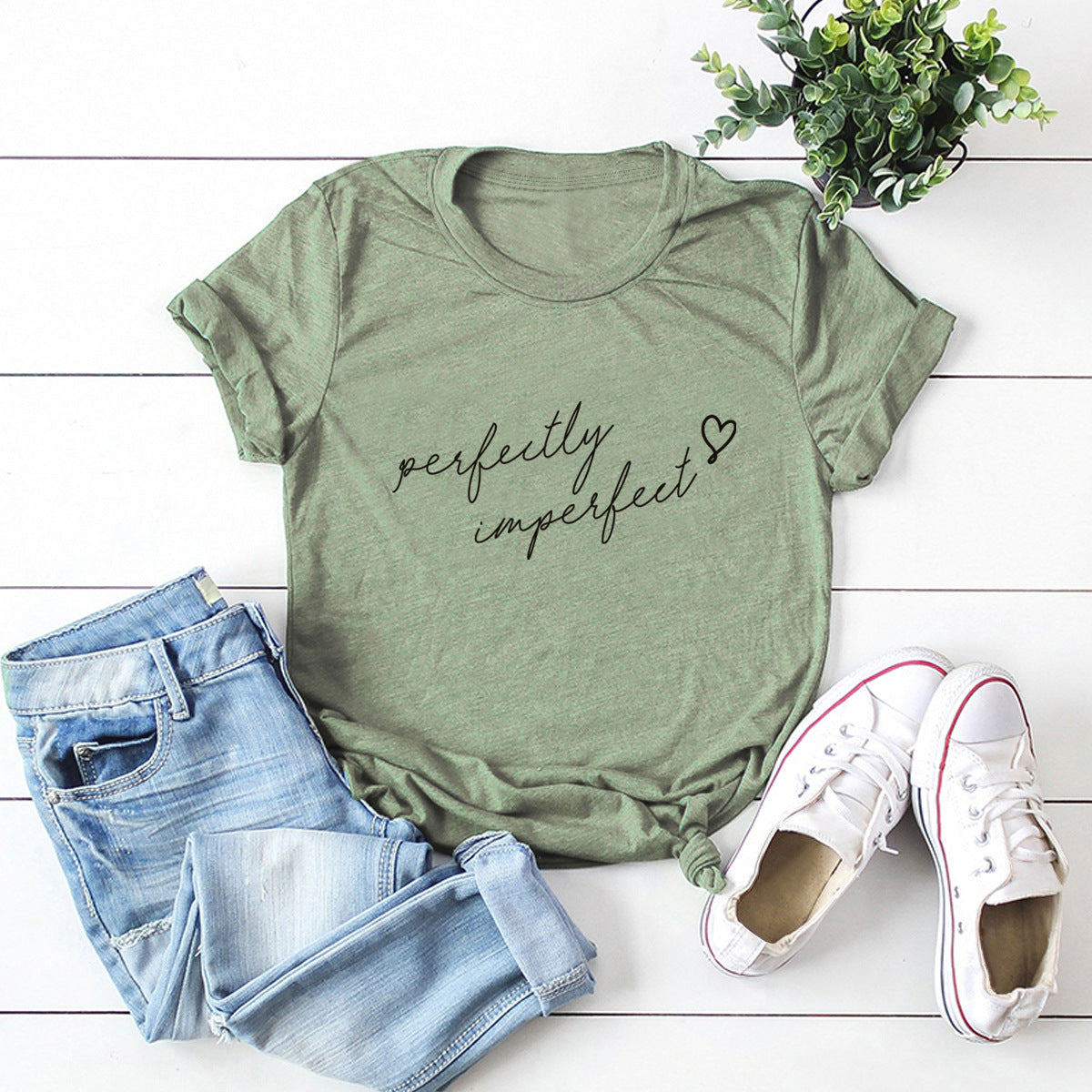 Perfectly Imperfect Short-Sleeved T-Shirt